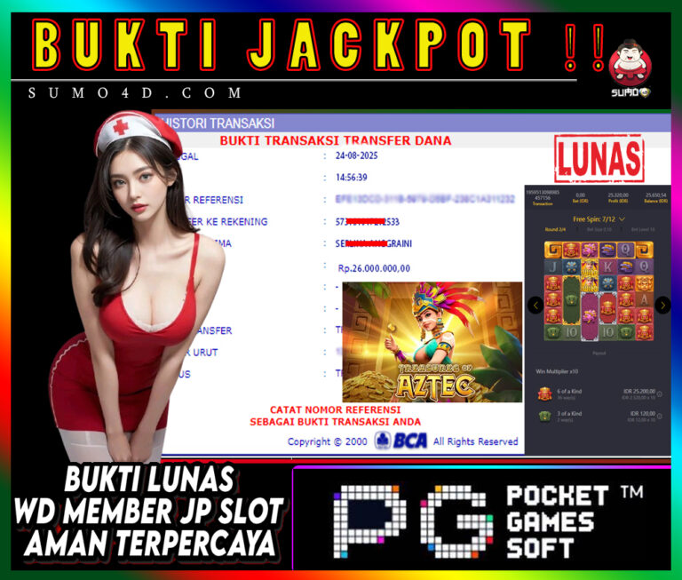 BUKTI JACKPOT SUMO4D-