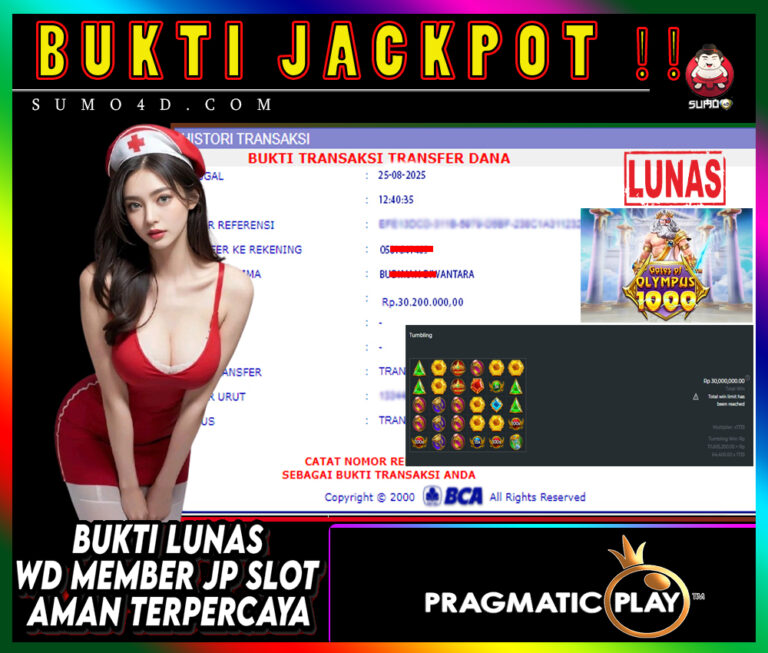 BUKTI JACKPOT SUMO4D-