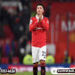 Penyerang Manchester United Jadon Sancho.