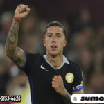 Selebrasi gol Enzo Fernandez pada laga Chelsea vs West Ham