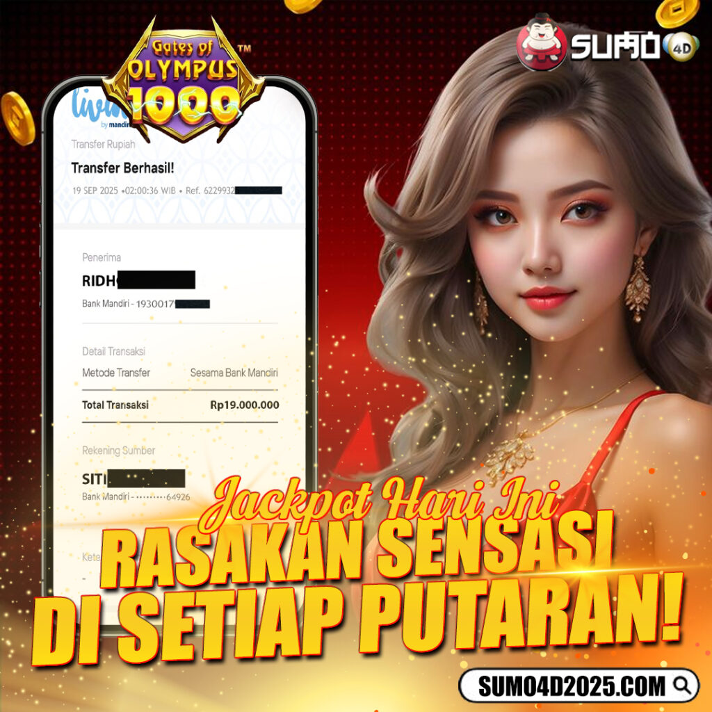 BUKTI JACKPOT KEMENANGAN SLOT PRAGMATIC TANGGAL 19 SEPTEMBER 2025