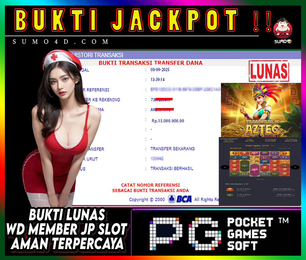 BUKTI JACKPOT SUMO4D-