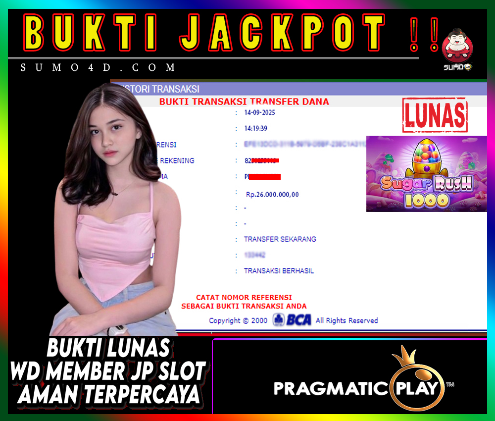BUKTI JACKPOT SUMO4D-