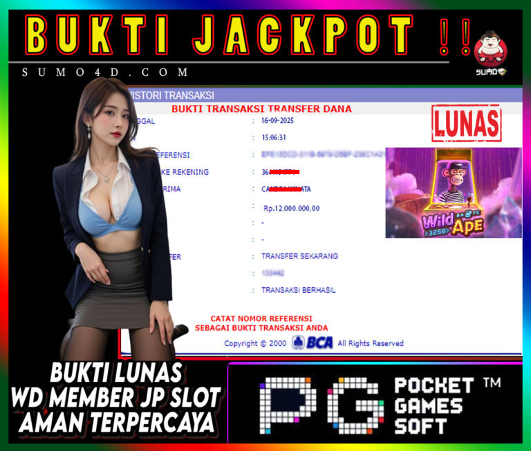 BUKTI JACKPOT SUMO4D-