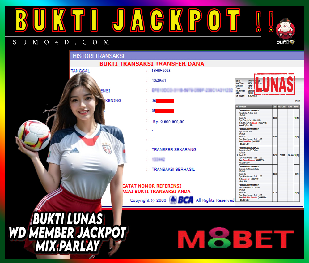 BUKTI JACKPOT SUMO4D-