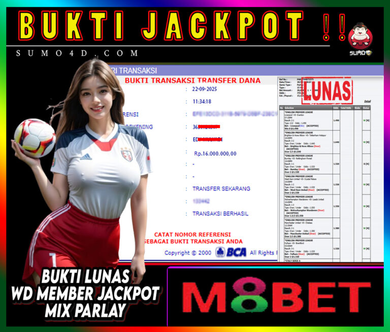 BUKTI JACKPOT SUMO4D-