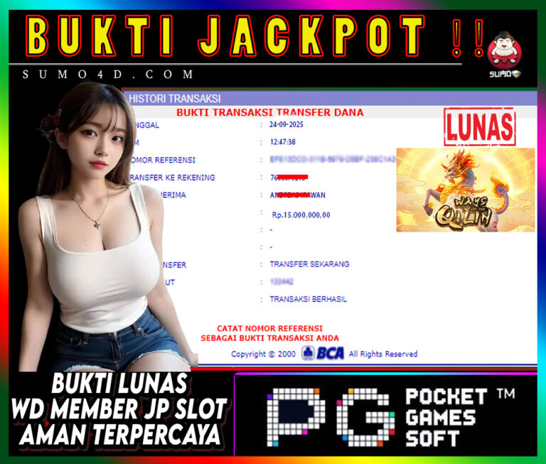 BUKTI JACKPOT SUMO4D-