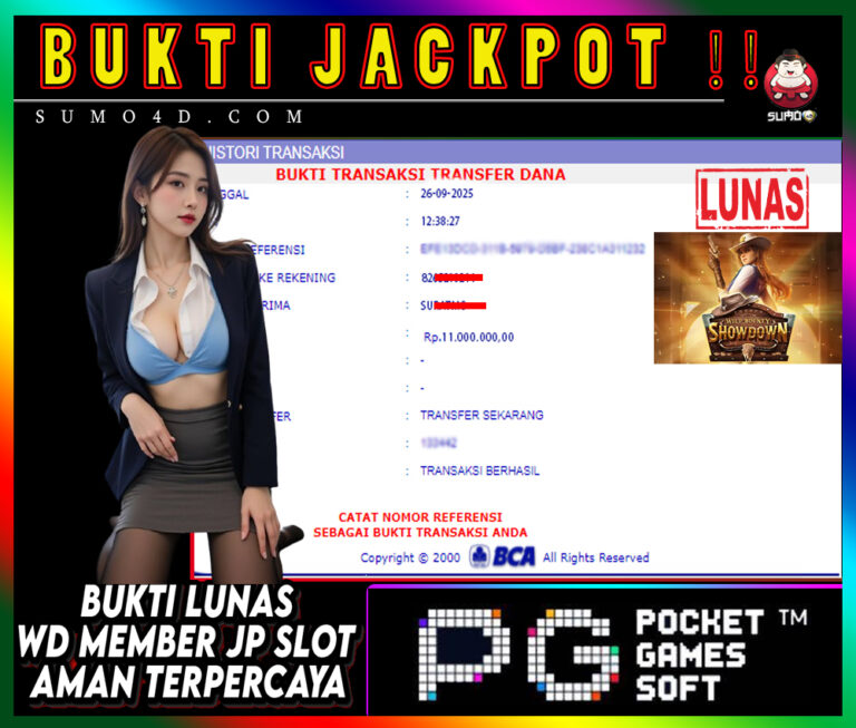 BUKTI JACKPOT SUMO4D-