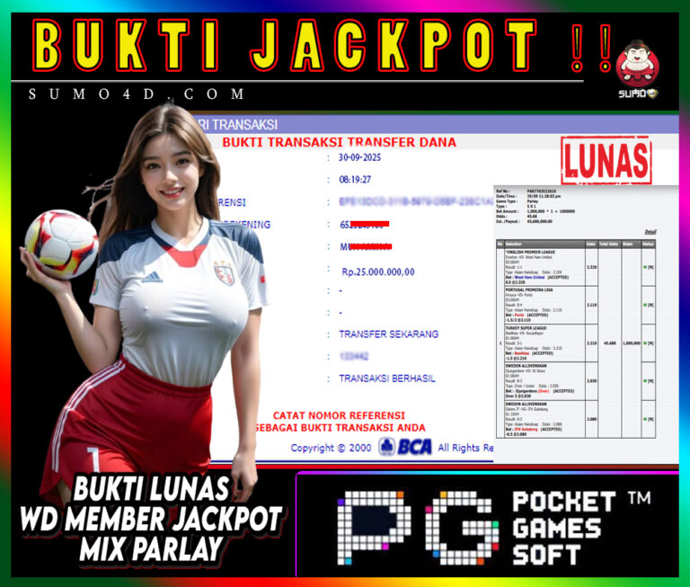 BUKTI JACKPOT SUMO4D-