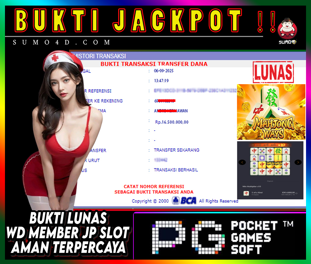 BUKTI JACKPOT SUMO4D-