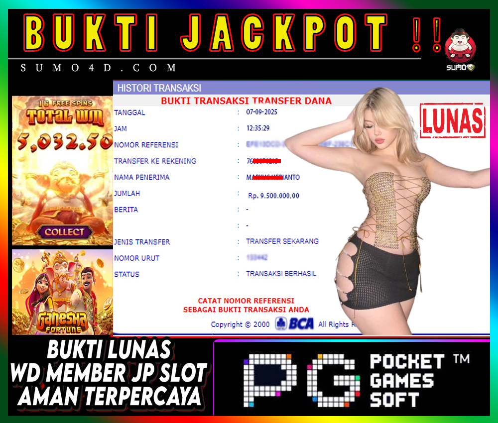 BUKTI JACKPOT SUMO4D-