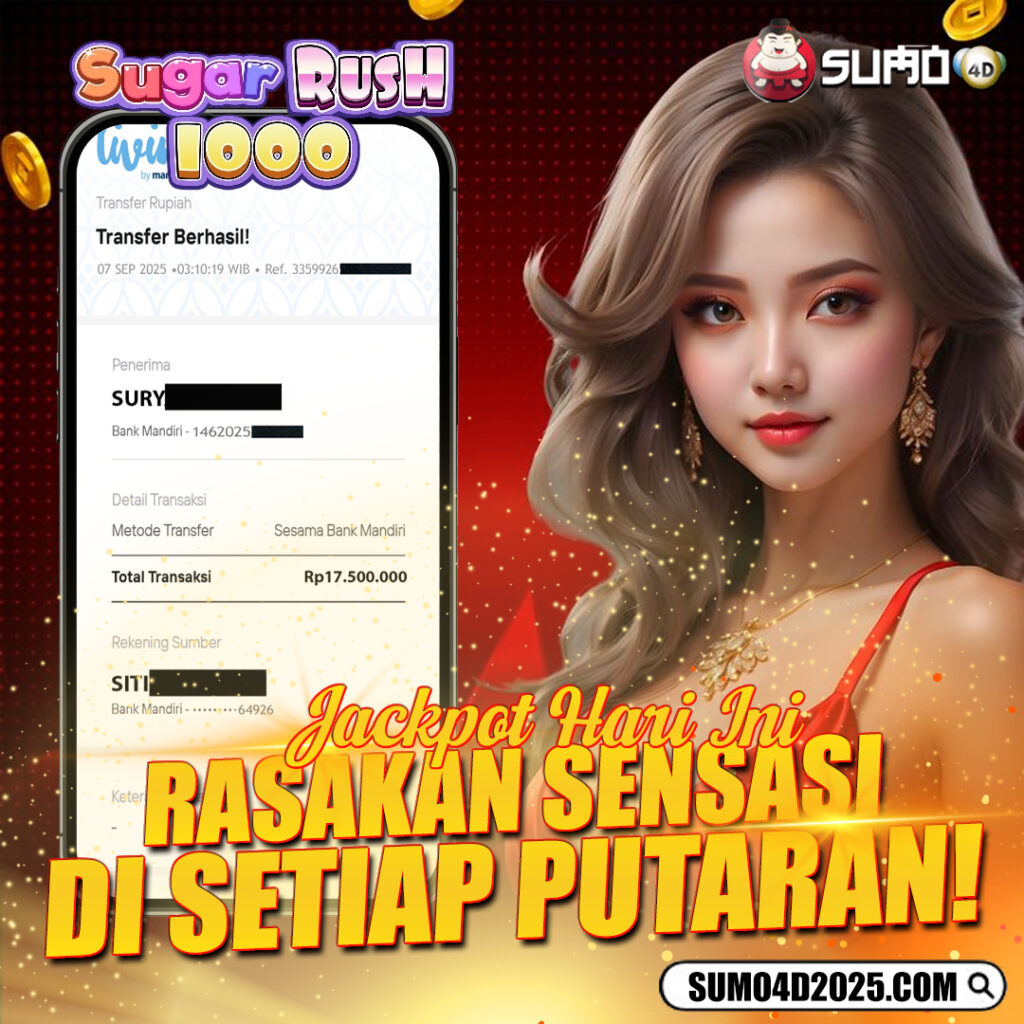 BUKTI JACKPOT KEMENANGAN SLOT PRAGMATIC TANGGAL 07 SEPTEMBER 2025