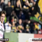 Pemain Juventus, Kenan Yildiz, melakukan selebrasi setelah mencetak go