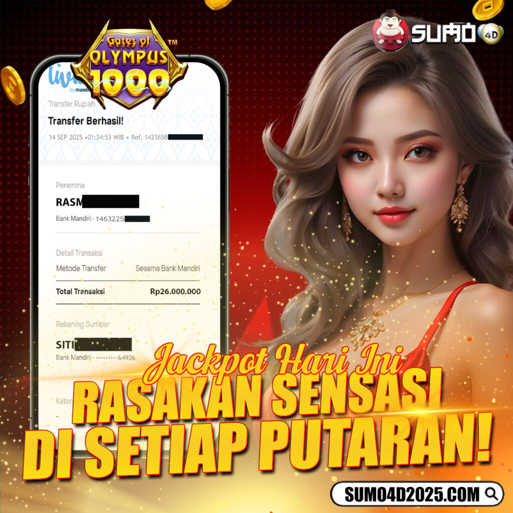 BUKTI JACKPOT KEMENANGAN SLOT PRAGMATIC TANGGAL 14 SEPTEMBER 2025