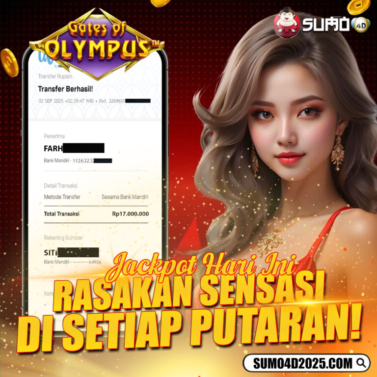 BUKTI JACKPOT KEMENANGAN SLOT PRAGMATIC TANGGAL 02 SEPTEMBER 2025