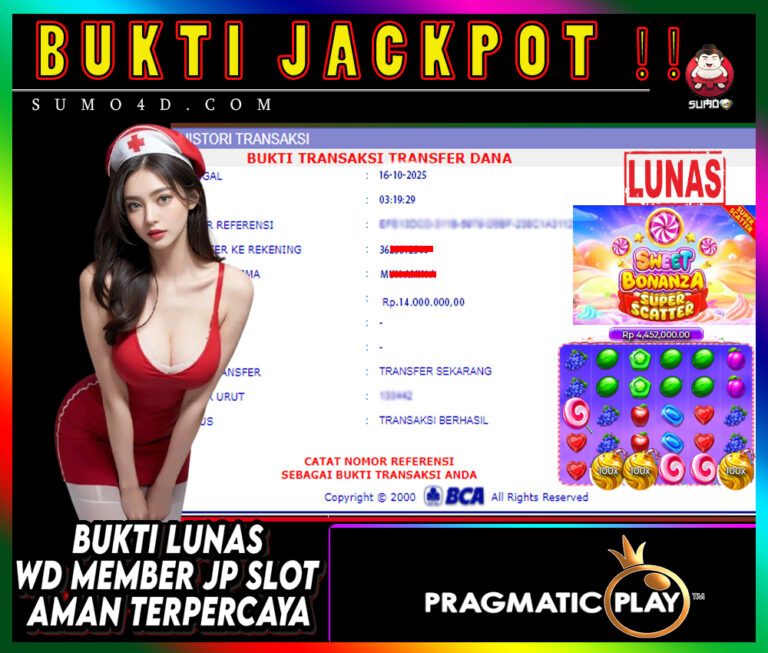 BUKTI JACKPOT SUMO4D-