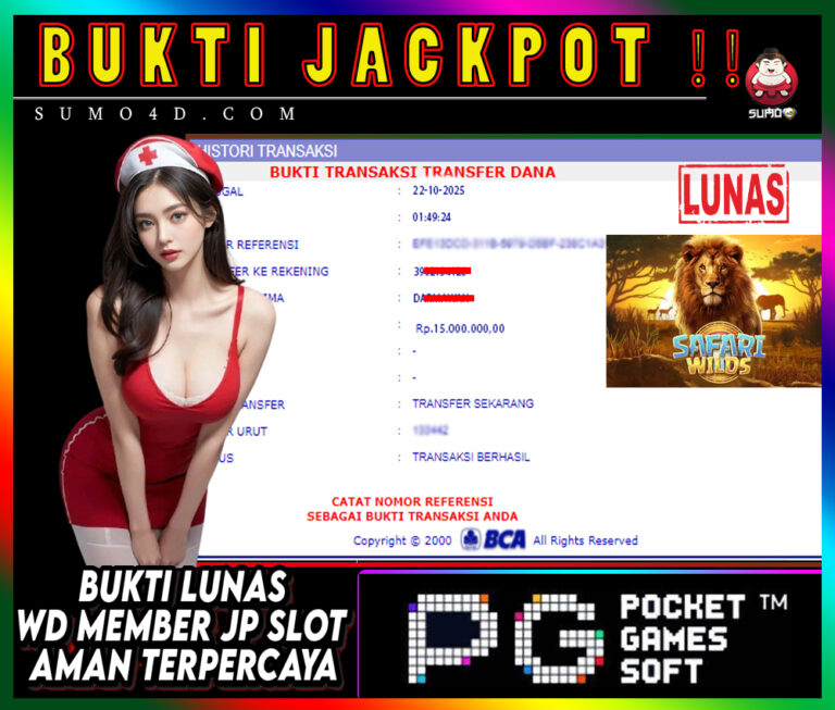 BUKTI JACKPOT SUMO4D-