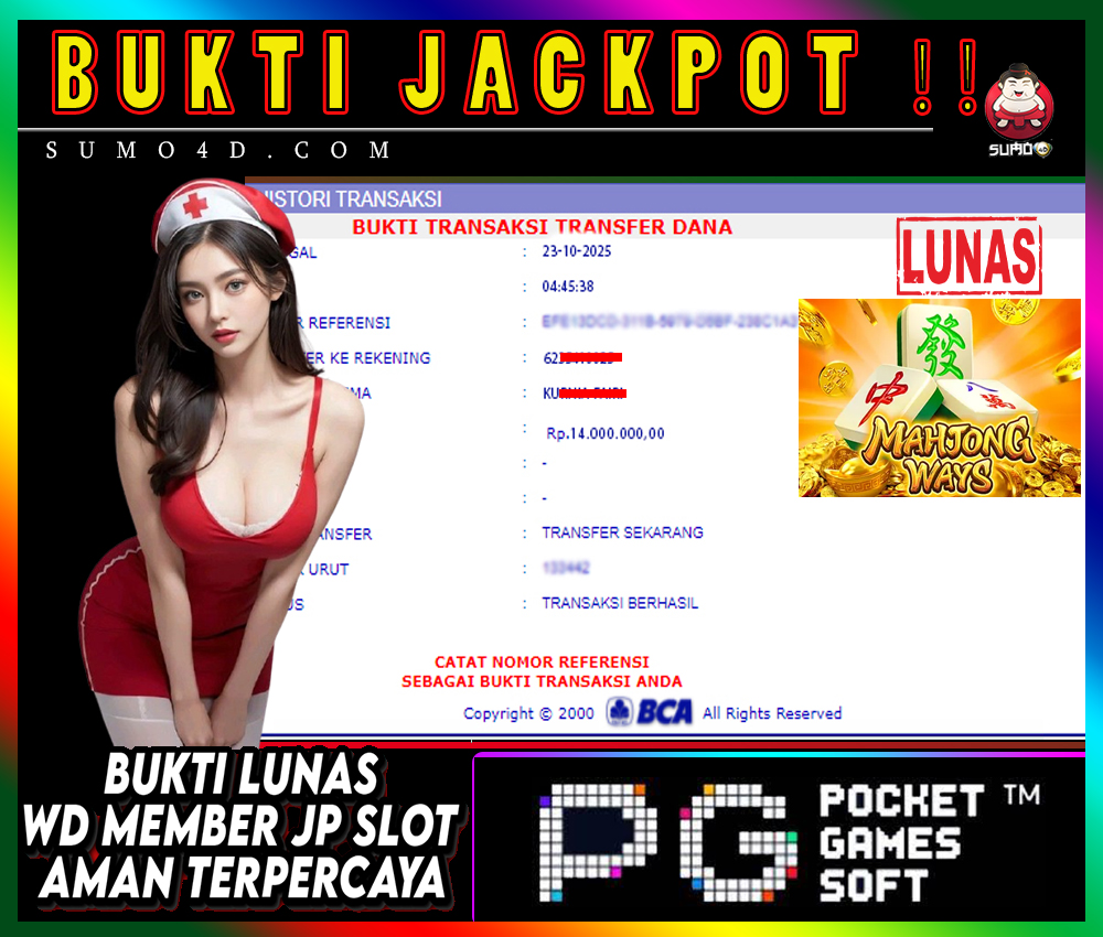 BUKTI JACKPOT SUMO4D-