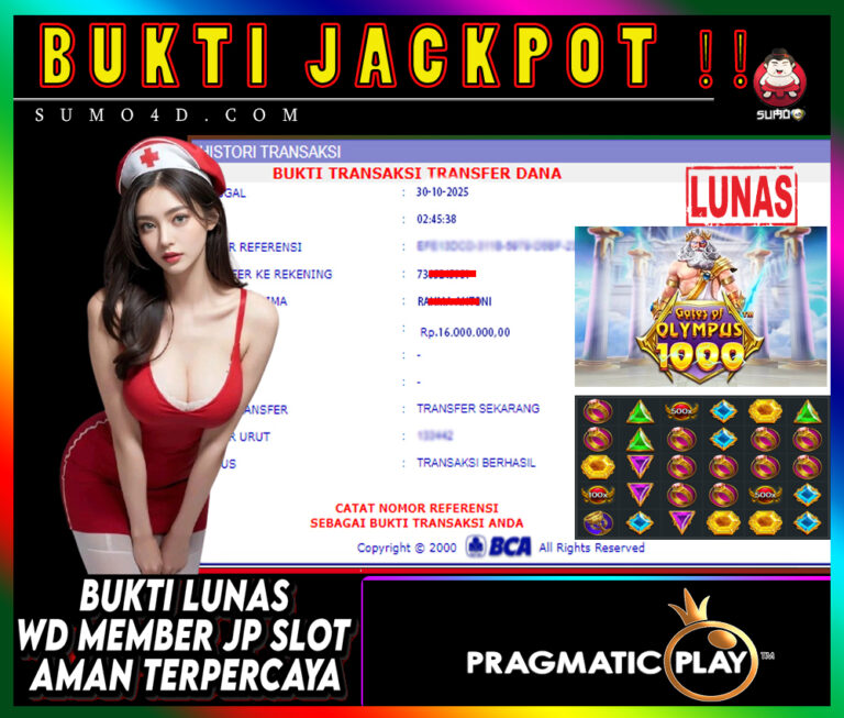 BUKTI JACKPOT SUMO4D-