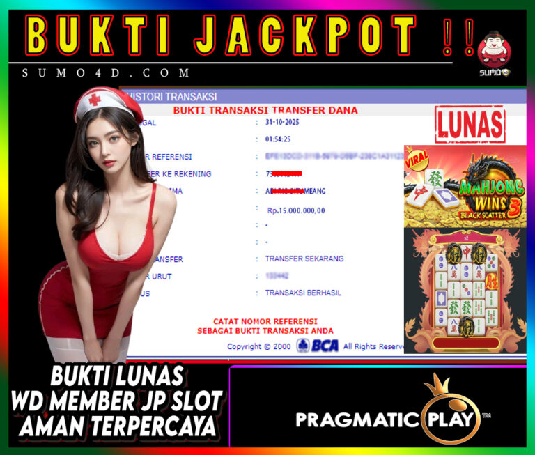 BUKTI JACKPOT SUMO4D-