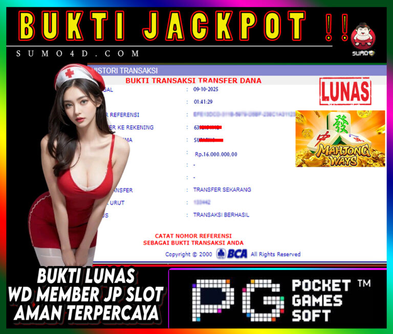 BUKTI JACKPOT SUMO4D-