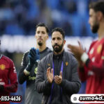 Ekspresi Ruben Amorim usai laga Manchester City vs Manchester United pada pekan ke-4 Premier League 2025/2026