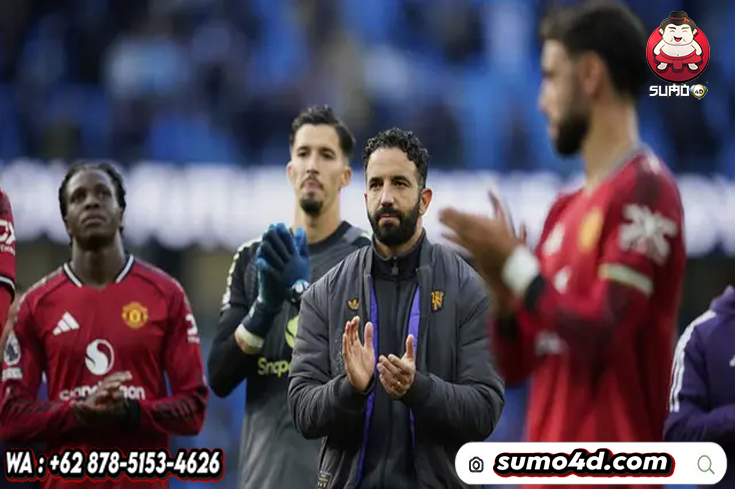 Ekspresi Ruben Amorim usai laga Manchester City vs Manchester United pada pekan ke-4 Premier League 2025/2026