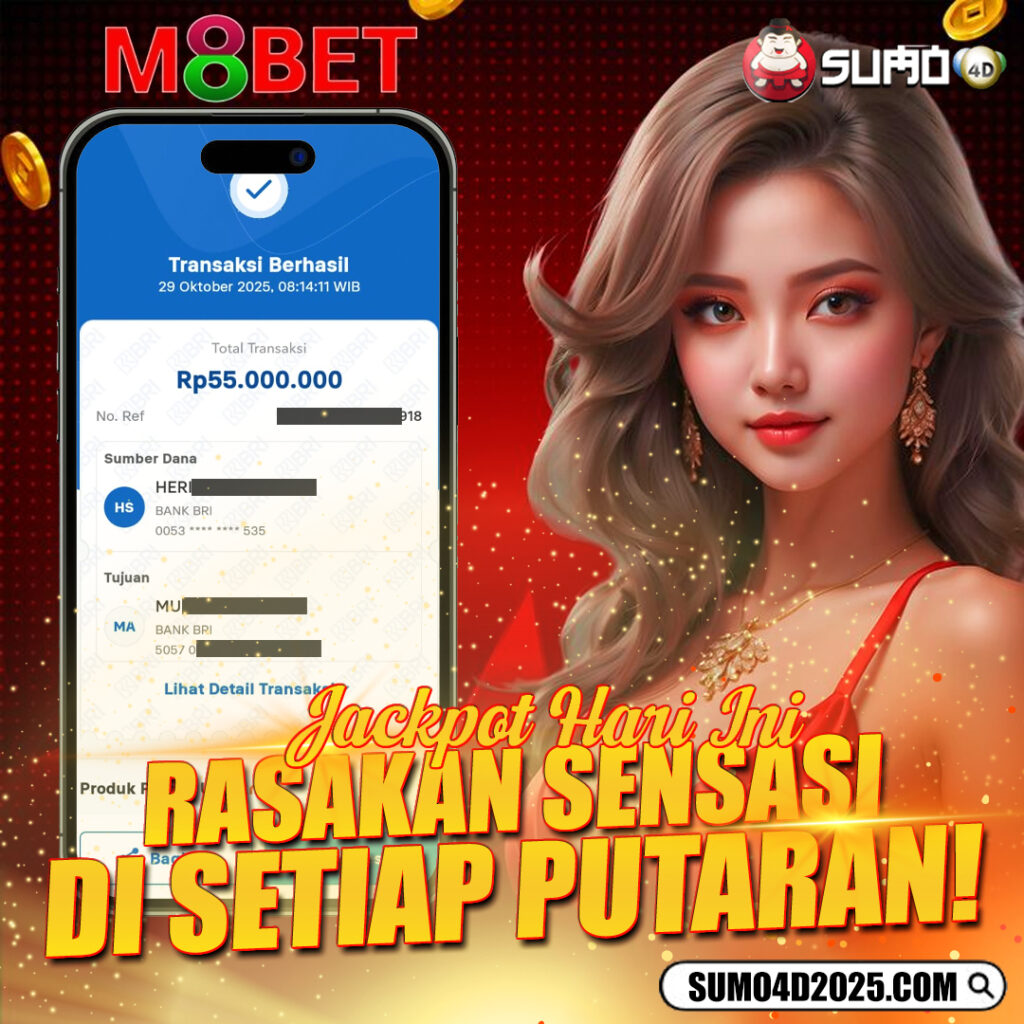 BUKTI JACKPOT BERMAIN DI M8 SPORT 29 OKTOBER 2025