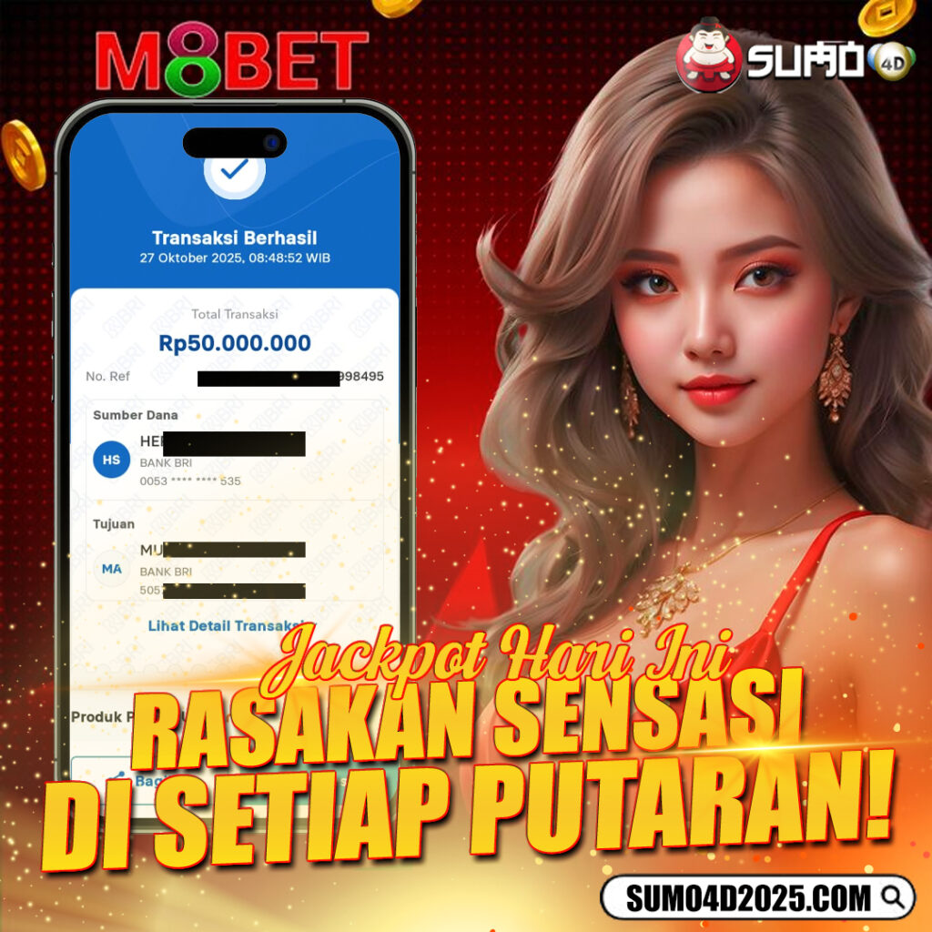 BUKTI JACKPOT BERMAIN DI M8 SPORT 27 OKTOBER 2025