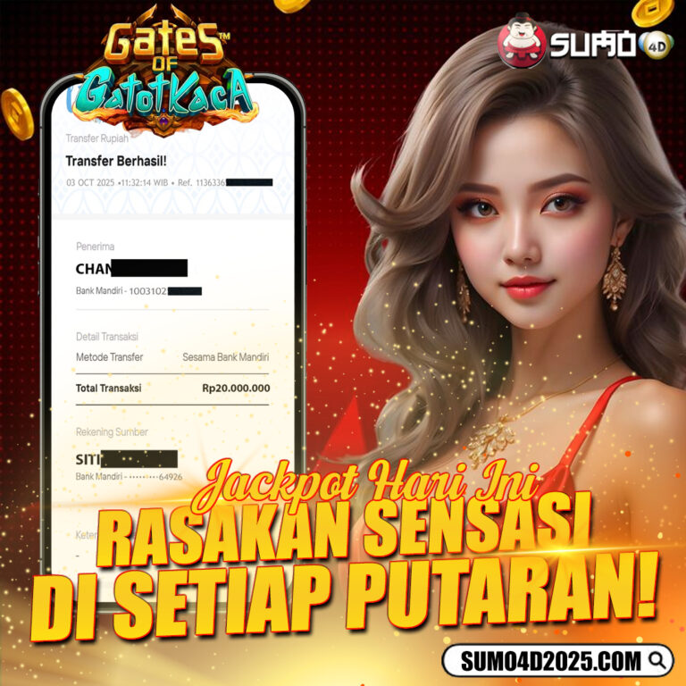 BUKTI JACKPOT SLOT PRAGMATIC 03 OKTOBER 2025