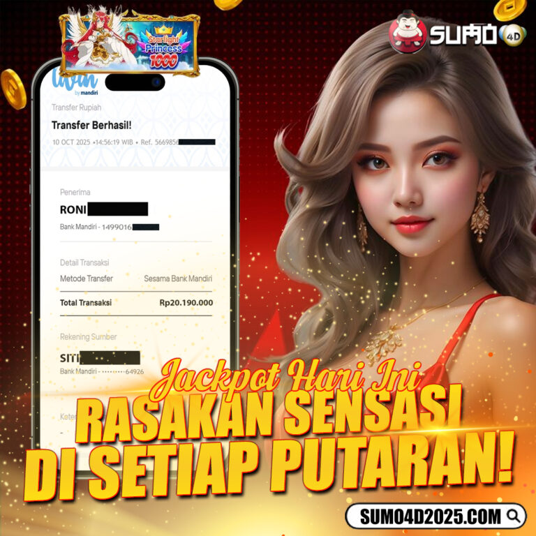 BUKTI JACKPOT SLOT PRAGMATIC 10 OKTOBER 2025