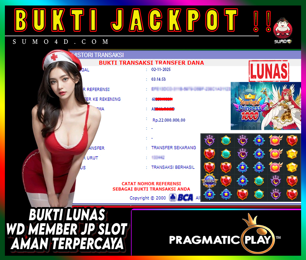 BUKTI JACKPOT SUMO4D-