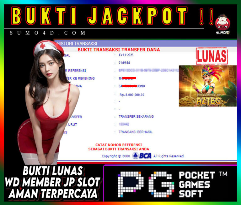 BUKTI JACKPOT SUMO4D-