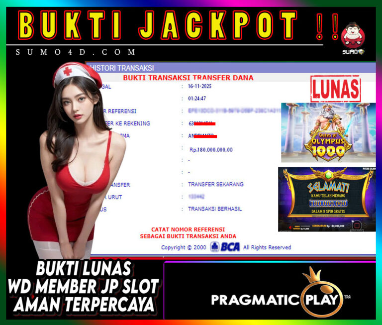 BUKTI JACKPOT SUMO4D-