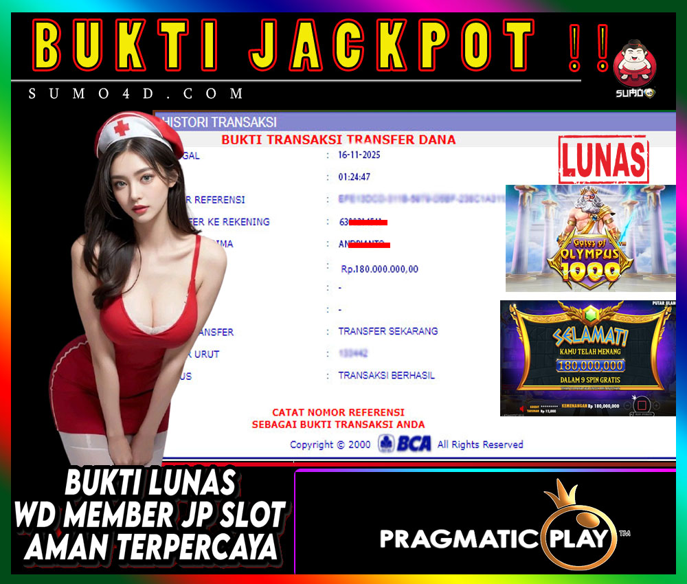 BUKTI JACKPOT SUMO4D-
