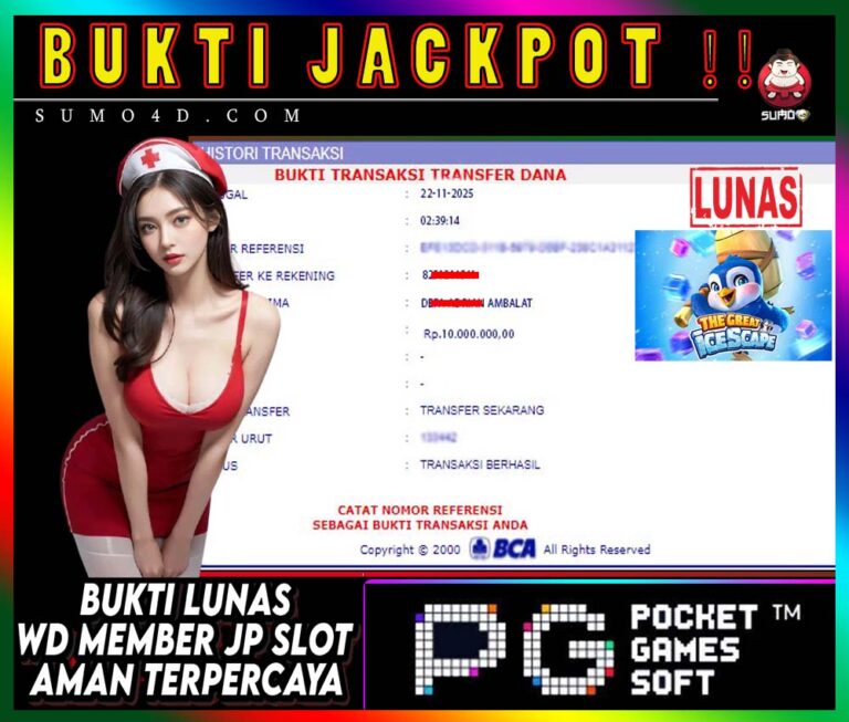 BUKTI JACKPOT SUMO4D-