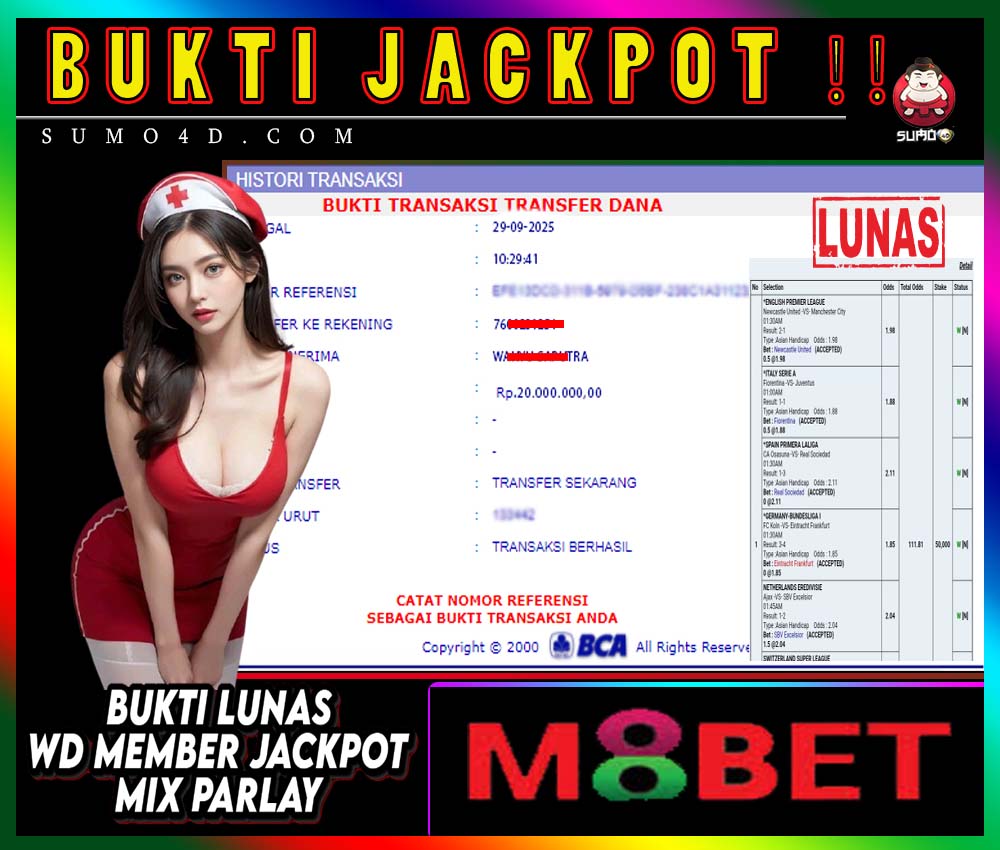 BUKTI JACKPOT SUMO4D-