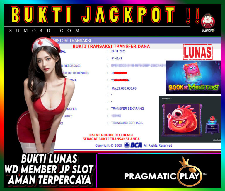 BUKTI JACKPOT SUMO4D-