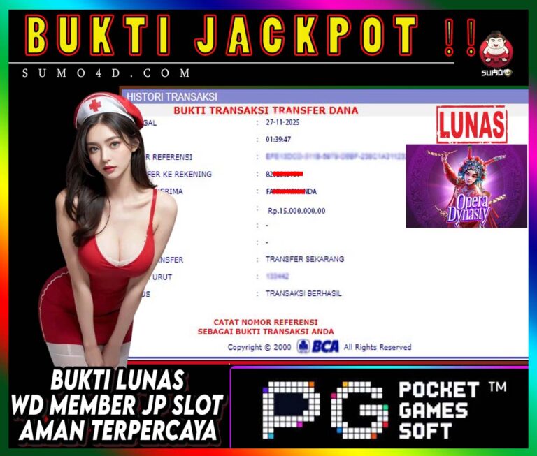 BUKTI JACKPOT SUMO4D-