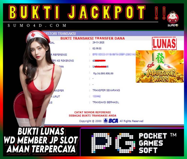 BUKTI JACKPOT SUMO4D-