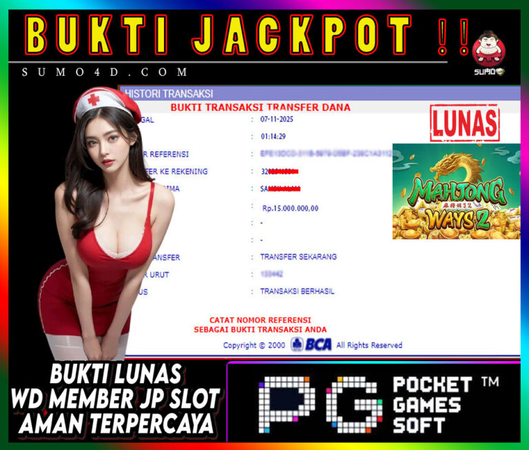 BUKTI JACKPOT SUMO4D-