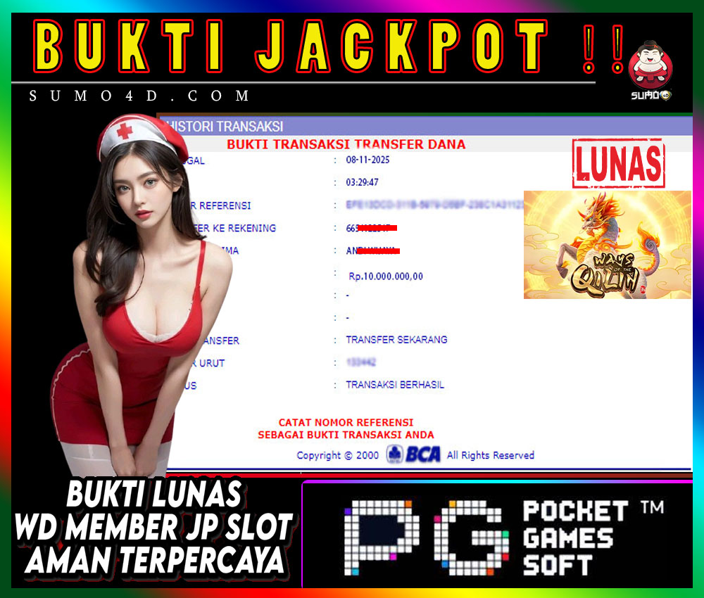 BUKTI JACKPOT SUMO4D-