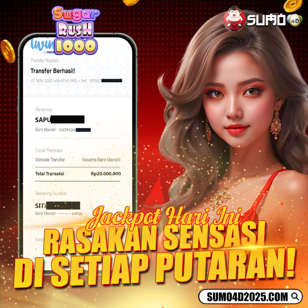 BUKTI JACKPOT SLOT PRAGMATIC PLAY 07 NOVEMBER 2025