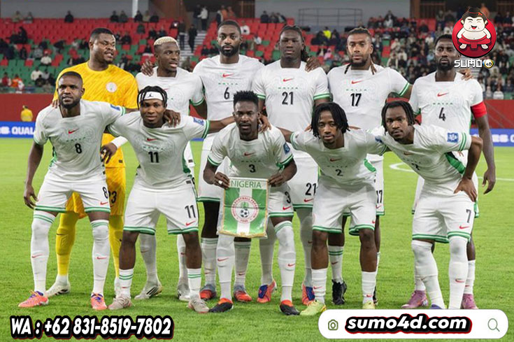 Starting XI Timnas Nigeria pada laga Kualifikasi Piala Dunia 2026 zona Afrika