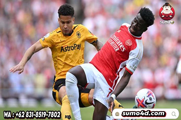Gelandang Wolverhampton Wanderers Joao Gomes.