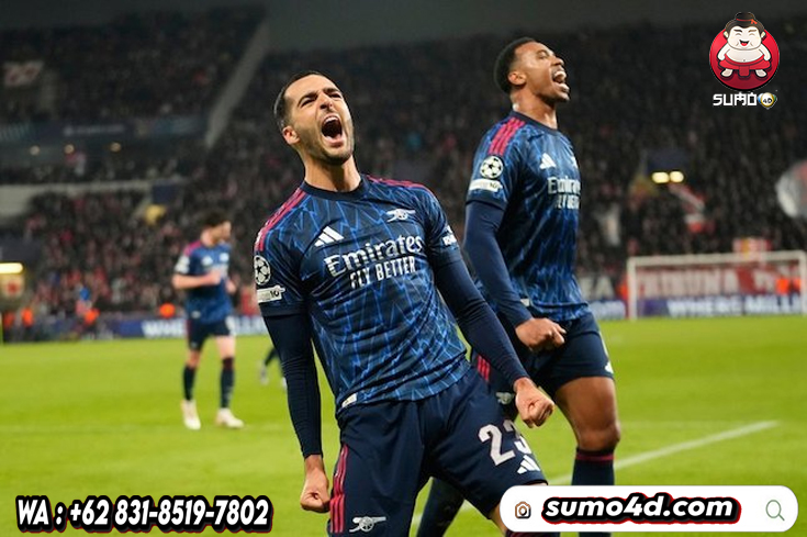 Selebrasi Mikel Merino dalam laga Liga Champions