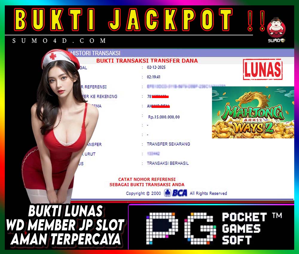 BUKTI JACKPOT SUMO4D-