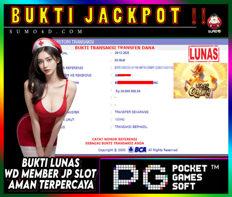 BUKTI JACKPOT SUMO4D-