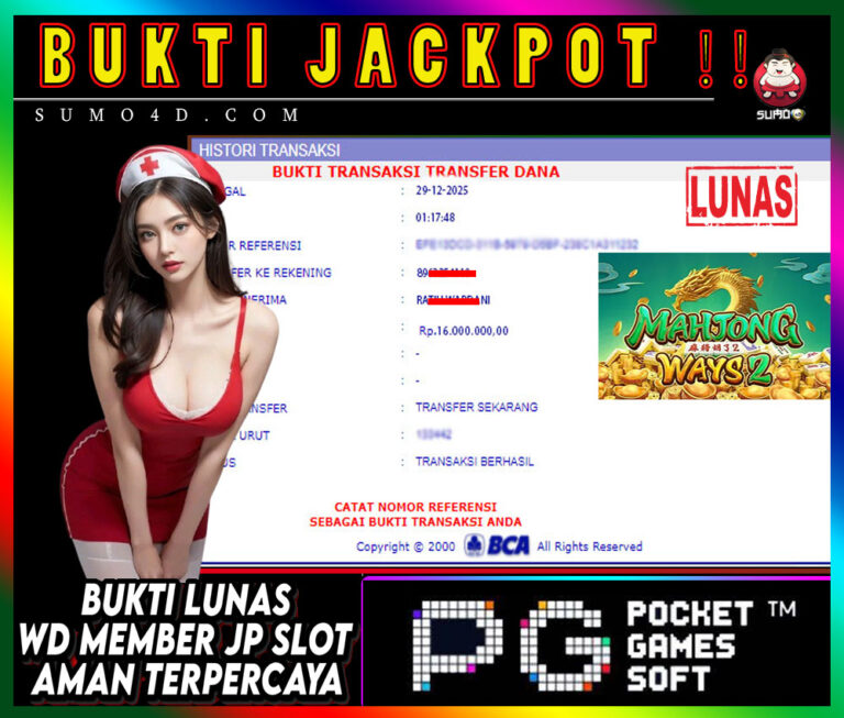 BUKTI JACKPOT SUMO4D-