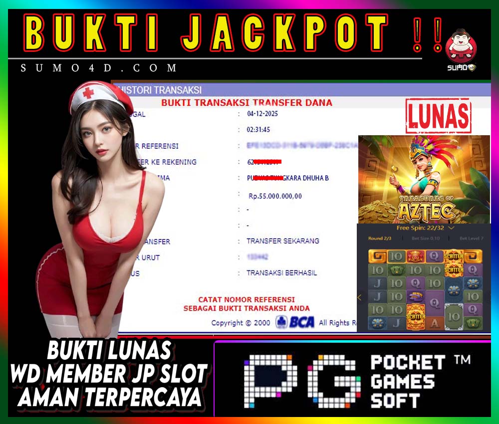 BUKTI JACKPOT SUMO4D-